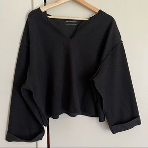 Reversed Seam Oversized Sweater Urban Outfitters